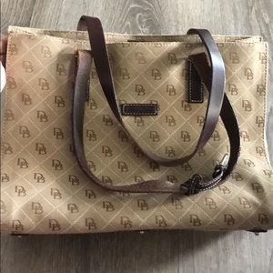 Dooney and Bourke distressed shoulder purse